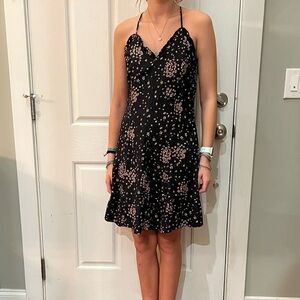 LOFT outlet Navy Sundress with pink flowers NWT size 2